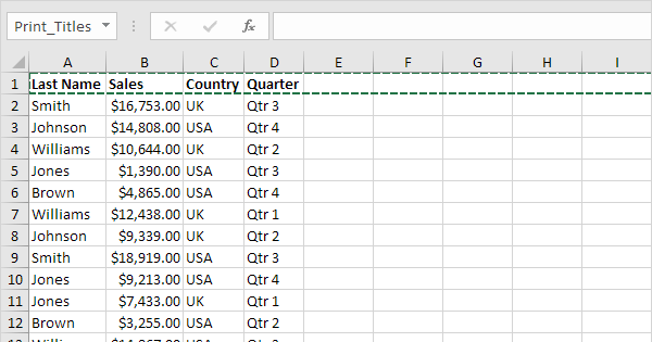 set a print area in excel for mac